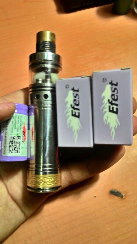 Mod Givo Telescopic clone by Sentic 99% like new + Efest 18350 2 buah murah!