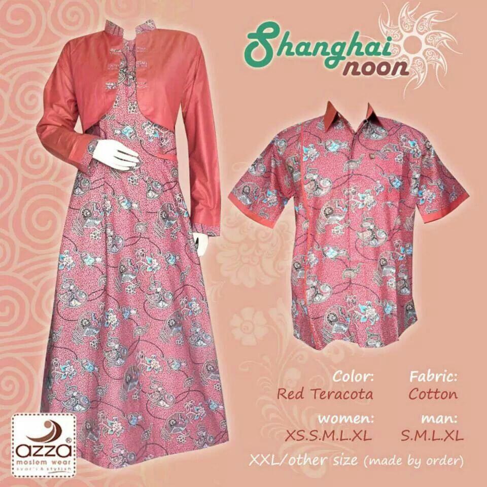 Terjual Batik Gamis Sarimbit Kebaya Blues Hem Hanbok Cheongsam