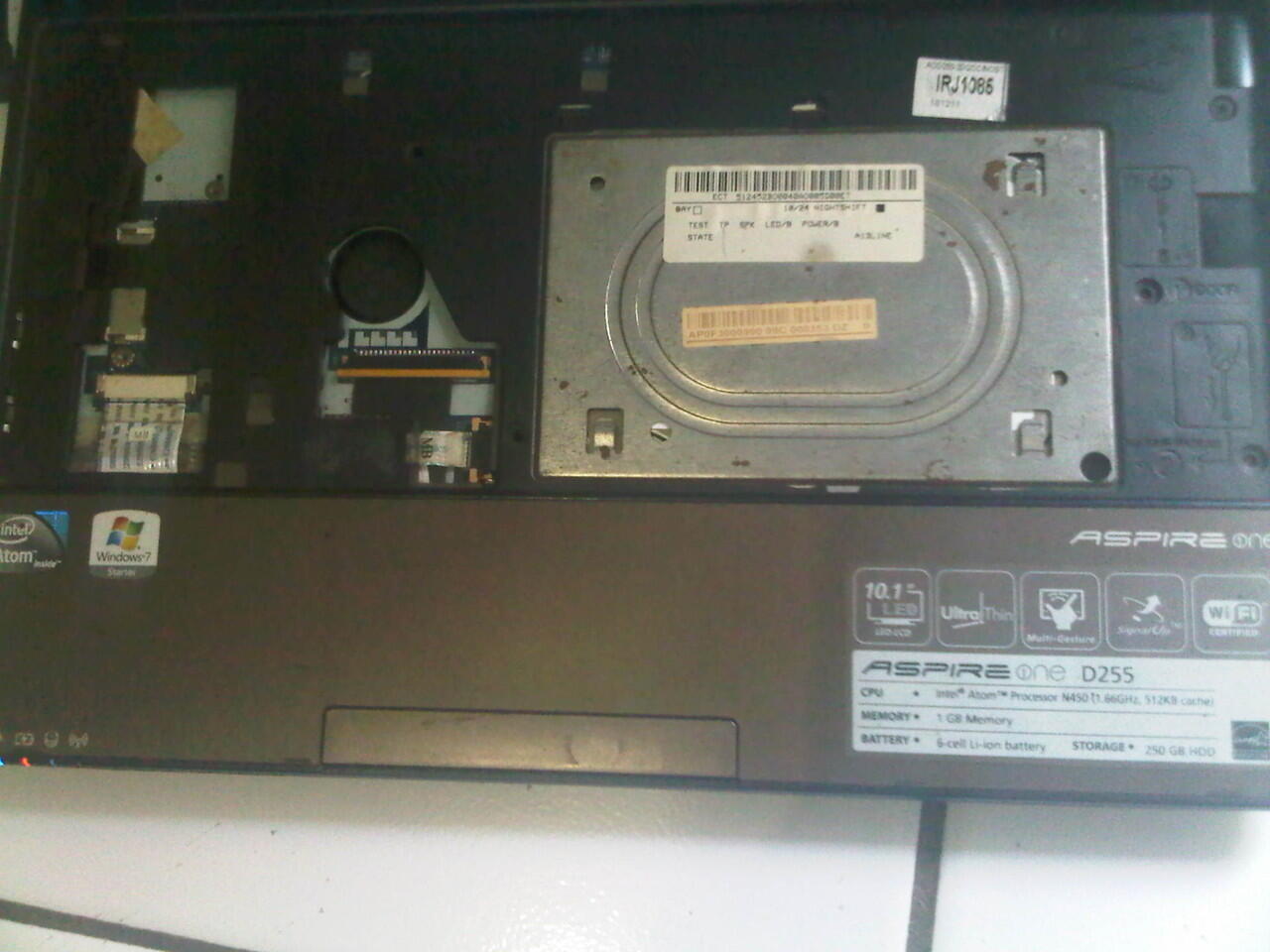 netbook minus asus x101h ,dell inspiron mini, acer aod255