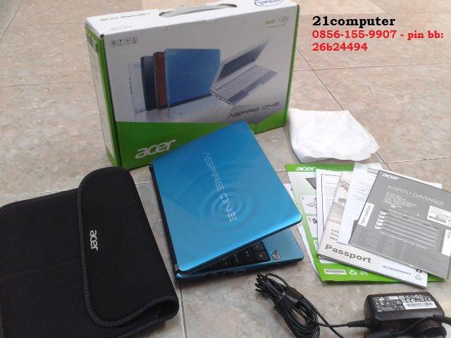 Notebook Acer One D270/Blue Fulset-Mulus-Masih Segel-Cod Bogor