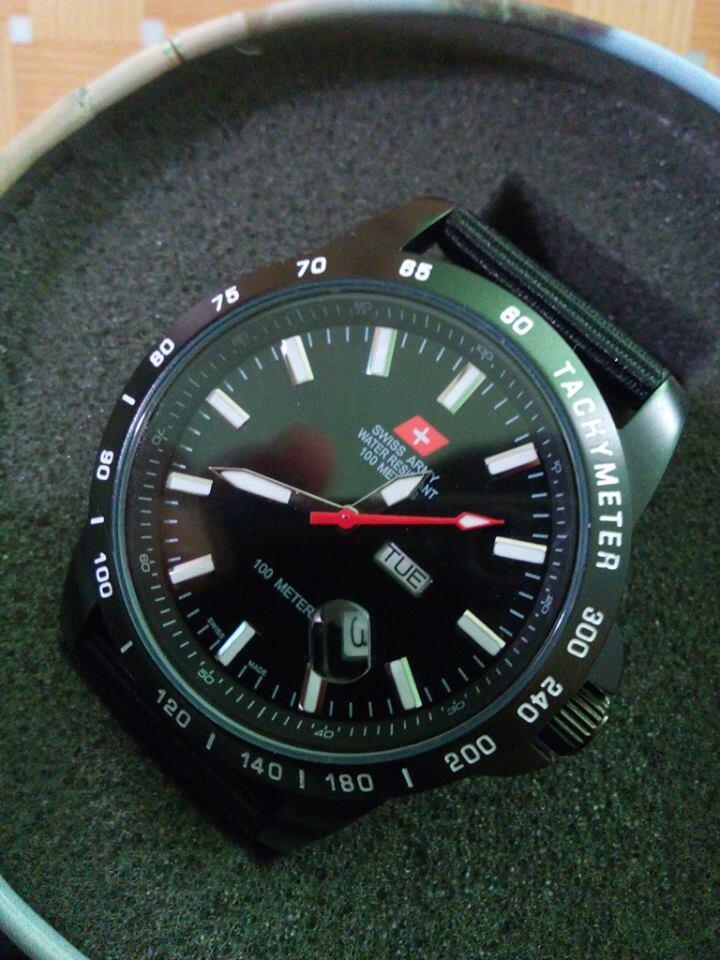 Jual Obral Murah Swiss Army Tali Kanvas Elegan Original 