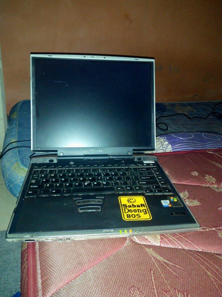 jual laptop toshiba tecra cuman 500ribuan