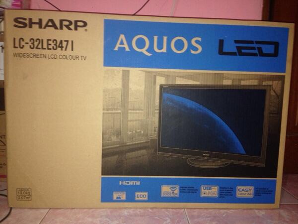 LED TV Sharp AQUOS 32 inch 100% Baru!!!