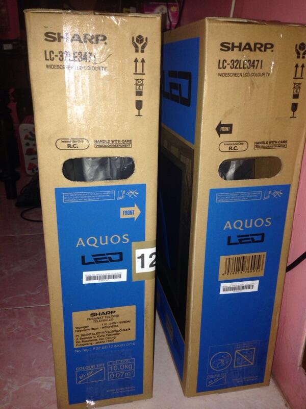 LED TV Sharp AQUOS 32 inch 100% Baru!!!