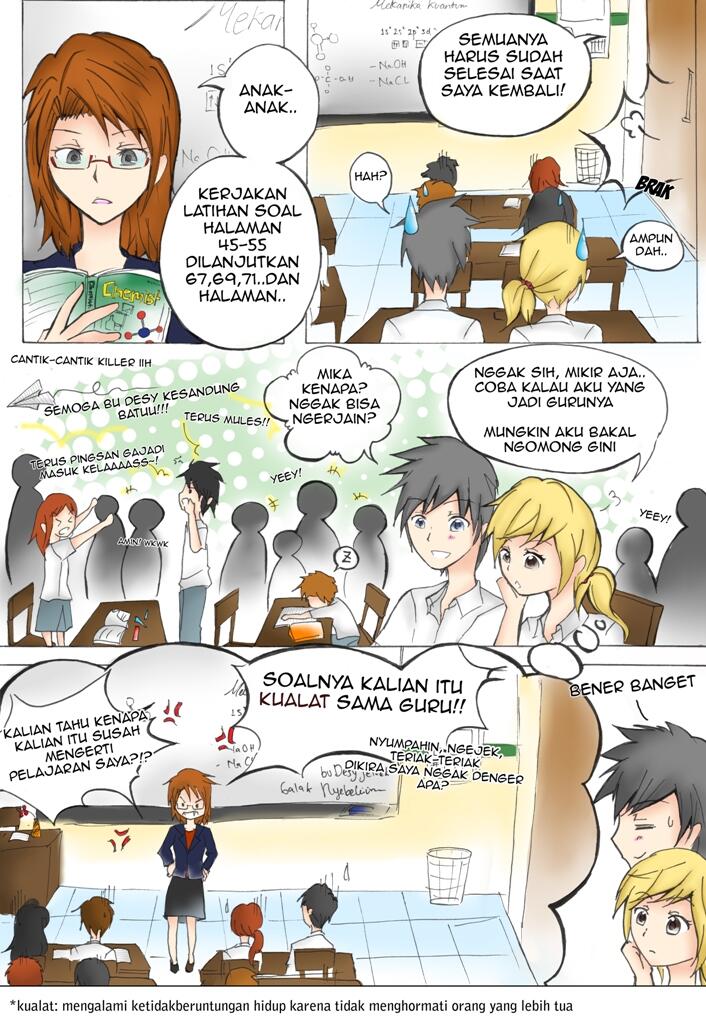 &#91;KOMIK STRIP&#93; Original Taste - anak SMA