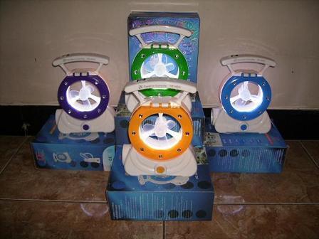 Lampu Emergency Fan 3 in 1 m2000 Lamp Darurat Plus Kipas Rechargable.