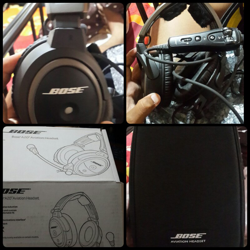 Headset David Clark H10 13-X dan BOSE A 20