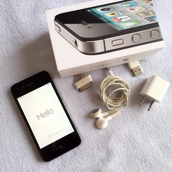 Iphone 4S 16Gb Gsm Hitam Mulus Fu