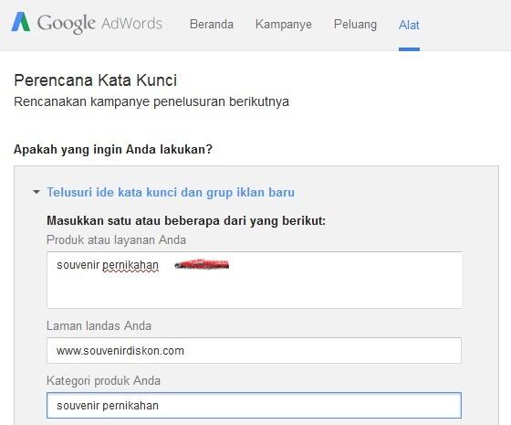 CARA MENCARI IDE USAHA DENGAN GOOGLE KEYWORD PLANER
