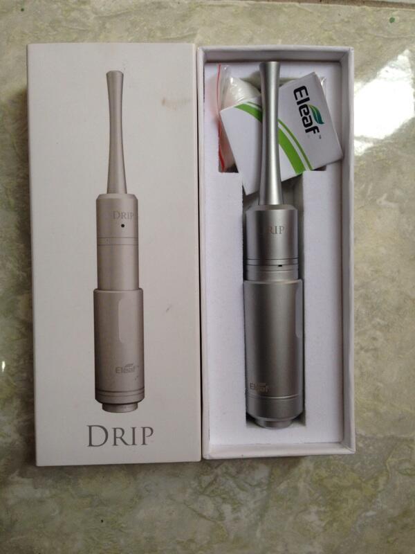 Eleaf Dripkit original new + battery efest 2500 mah + premium liquid 15ml
