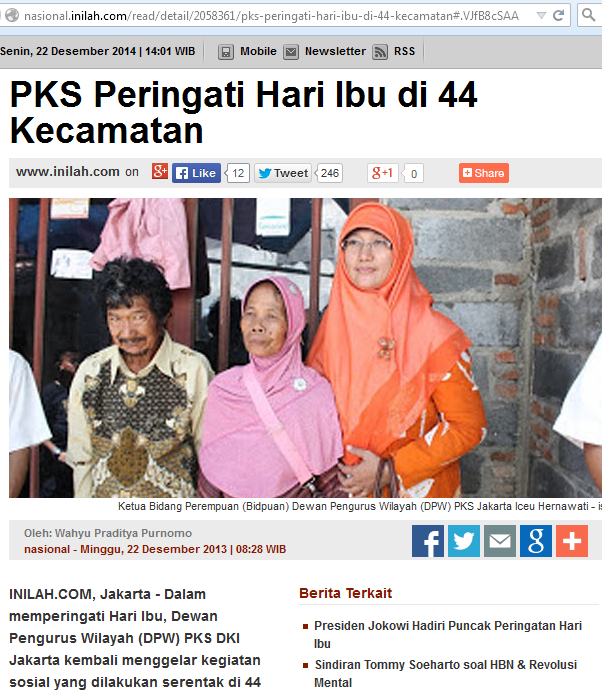 (Kegiatan Nyata) PKS Peringati Hari Ibu di 44 Kecamatan