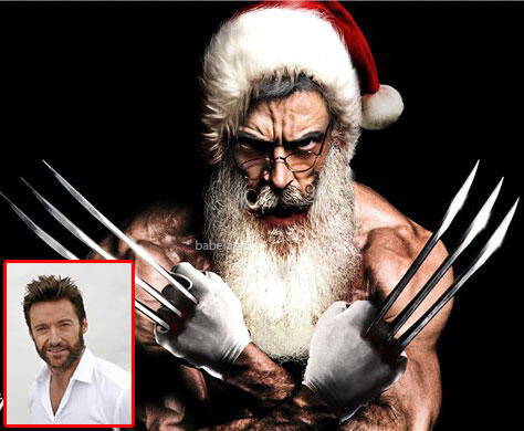 Kumpulan Foto Artis dan Tokoh Hollywoood Berkostum Santa Klaus