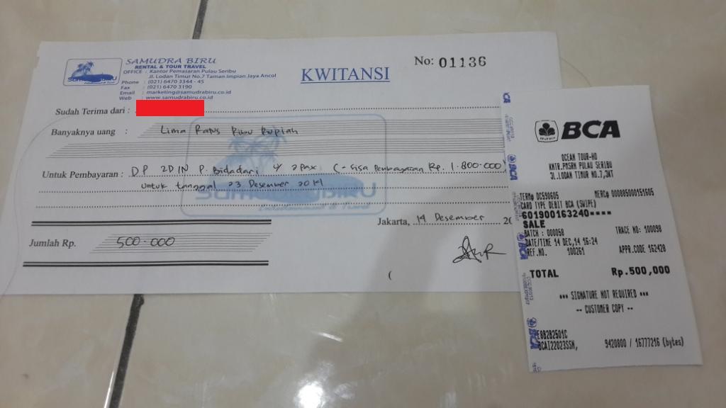 KECEWA DITIPU OLEH OCEAN TOUR TRAVEL ASIA / SAMUDRA BIRU ANCOL