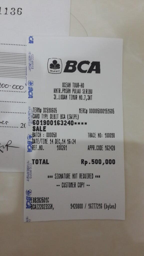 KECEWA DITIPU OLEH OCEAN TOUR TRAVEL ASIA / SAMUDRA BIRU ANCOL