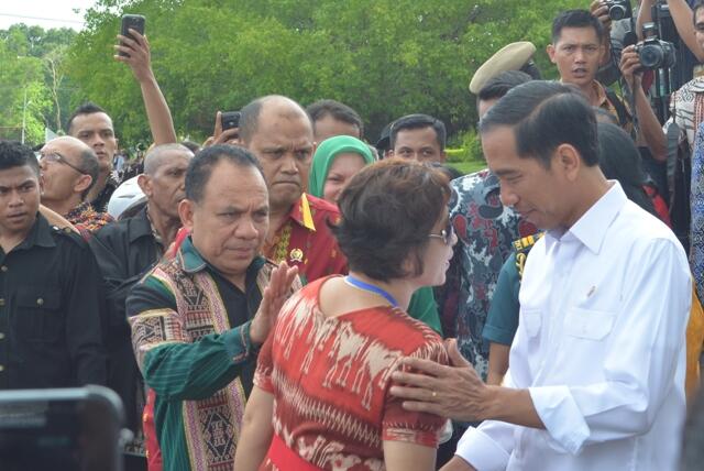 Presiden Jokowi Terkejut Dapat “Cium Sabu” di Kupang