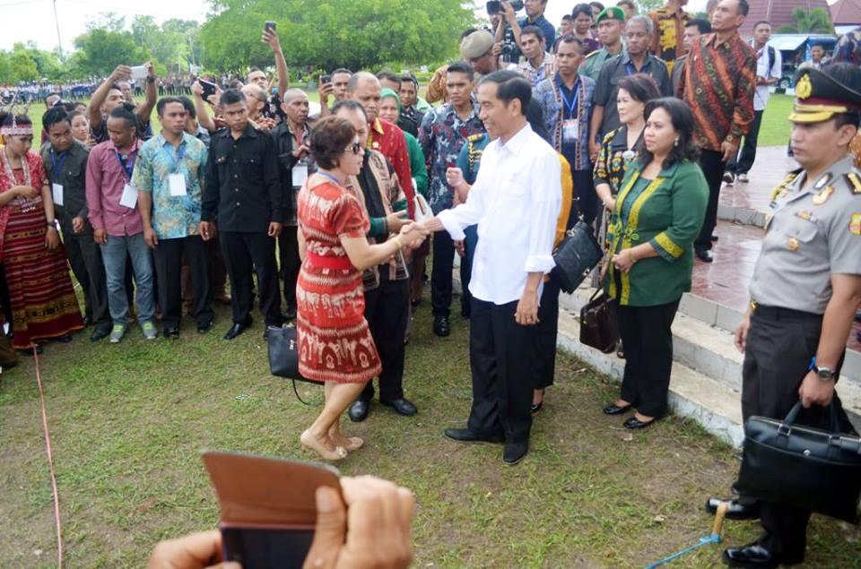 Presiden Jokowi Terkejut Dapat “Cium Sabu” di Kupang