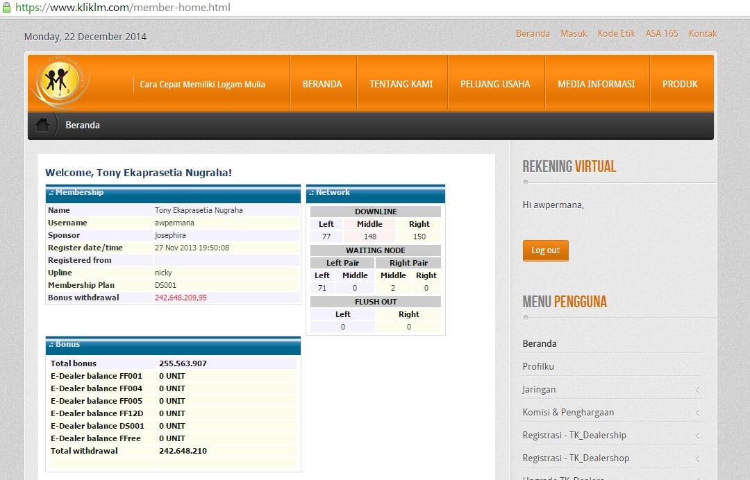 MLM LOGAM MULIA TERDAHSYAT