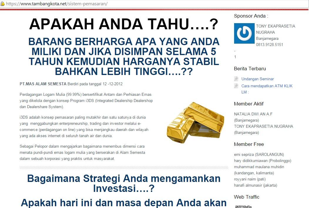 MLM LOGAM MULIA TERDAHSYAT
