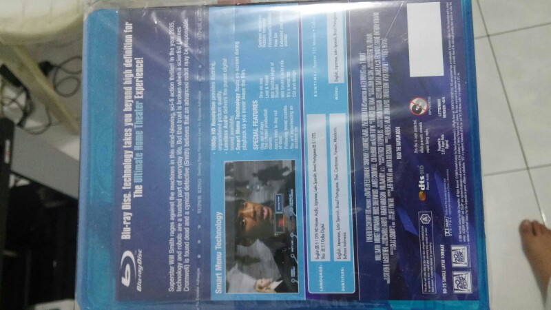 BNIB BLURAY ORI: IROBOT 300RB NETT!! ADA TEKS INDO..STOK 1 BARU MASUK!!