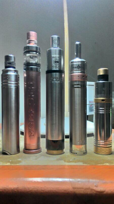 Little Beast! Givo mod + IGO W6 4 Coil + Battery 18350 2 buah + 2puff driptip