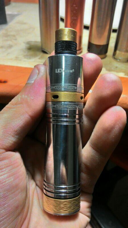 Little Beast! Givo mod + IGO W6 4 Coil + Battery 18350 2 buah + 2puff driptip