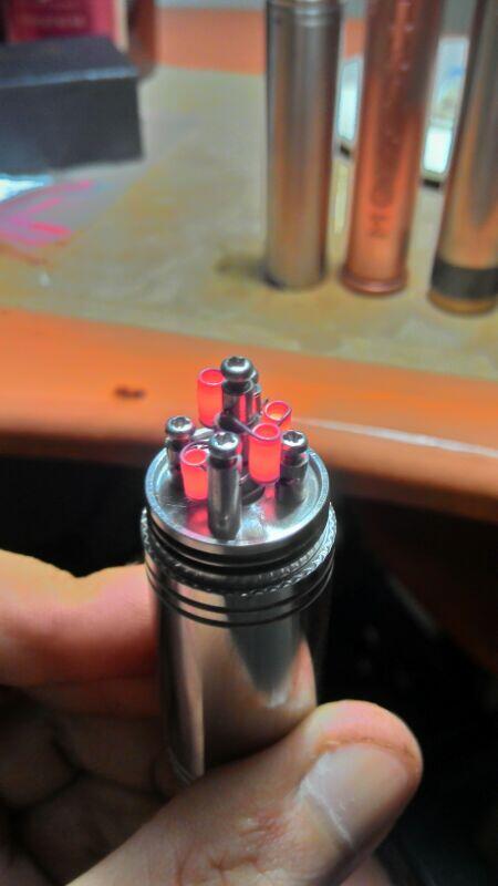 Little Beast! Givo mod + IGO W6 4 Coil + Battery 18350 2 buah + 2puff driptip