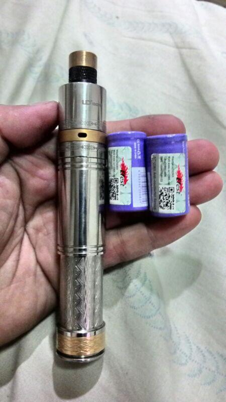 Little Beast! Givo mod + IGO W6 4 Coil + Battery 18350 2 buah + 2puff driptip