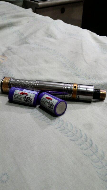 Little Beast! Givo mod + IGO W6 4 Coil + Battery 18350 2 buah + 2puff driptip
