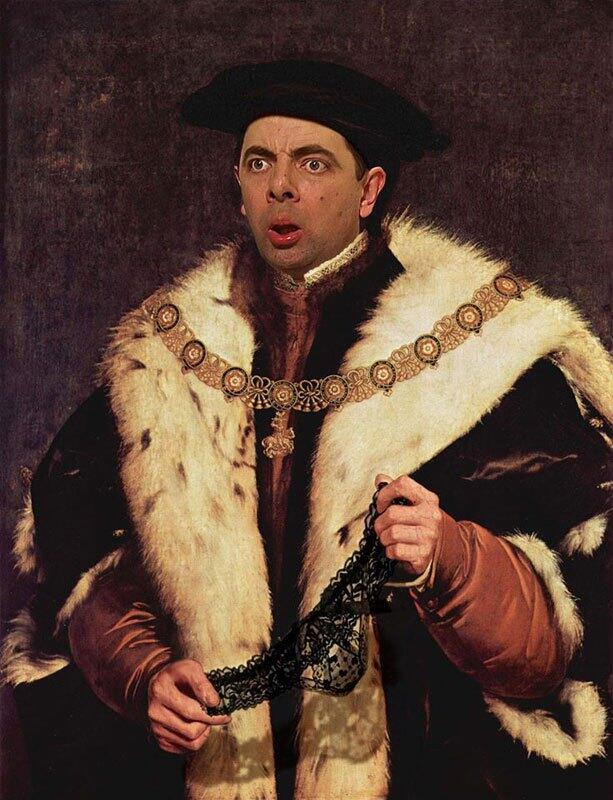 LOL! WAJAH MR. BEAN DI DALAM LUKISAN TERKENAL