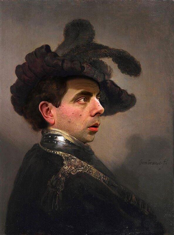 LOL! WAJAH MR. BEAN DI DALAM LUKISAN TERKENAL