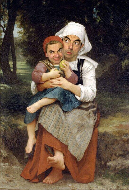 LOL! WAJAH MR. BEAN DI DALAM LUKISAN TERKENAL