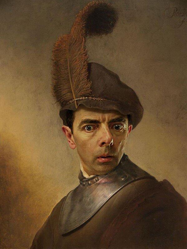 LOL! WAJAH MR. BEAN DI DALAM LUKISAN TERKENAL
