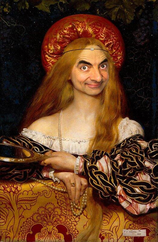 LOL! WAJAH MR. BEAN DI DALAM LUKISAN TERKENAL