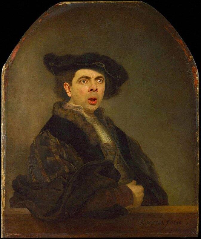 LOL! WAJAH MR. BEAN DI DALAM LUKISAN TERKENAL