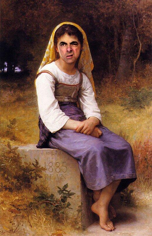 LOL! WAJAH MR. BEAN DI DALAM LUKISAN TERKENAL