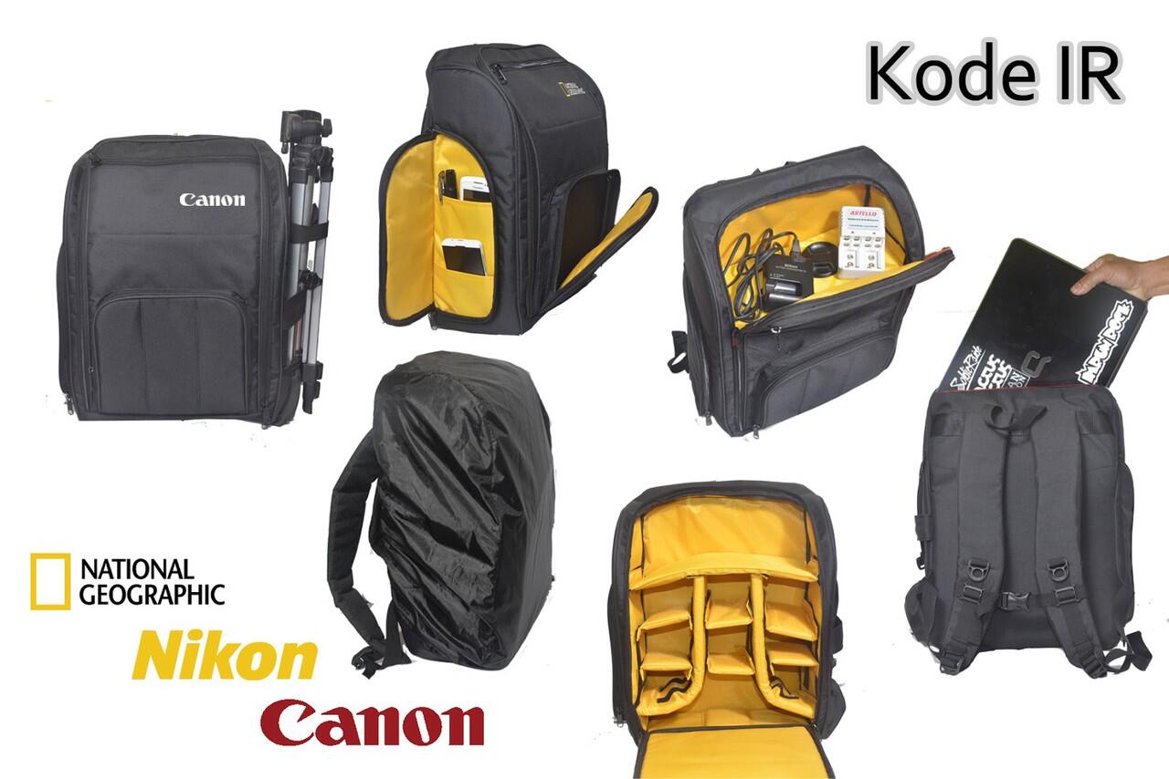 TAS KAMERA NATIONAL GEOGRAPIC RANSEL, SLEMPANG NIKON CANON. MURAH