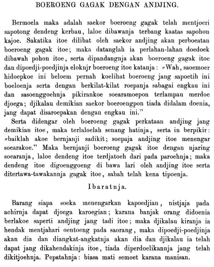 tercengang : Sejak thn 1800-an cerita2 indonesia banyak dipakai belanda buat belajar 