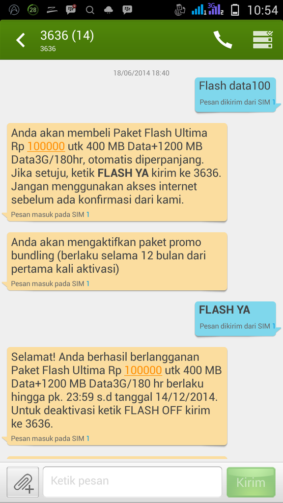 Paket data tsel bundling himax pure 3