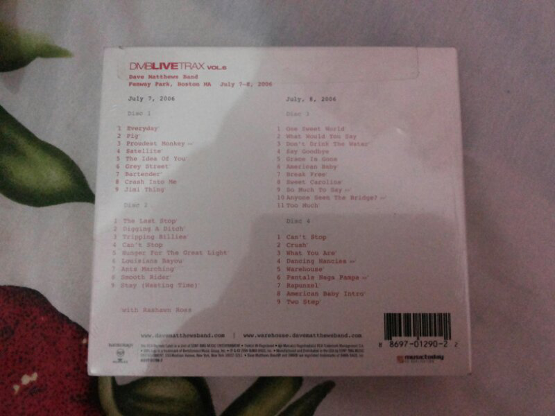 dave matthews band live traxx vol.6 (4 cd)