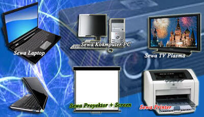 rental laptop,komputer,lcd proyektor dll
