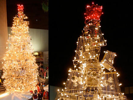 11 pohon natal yang unik dan aneh