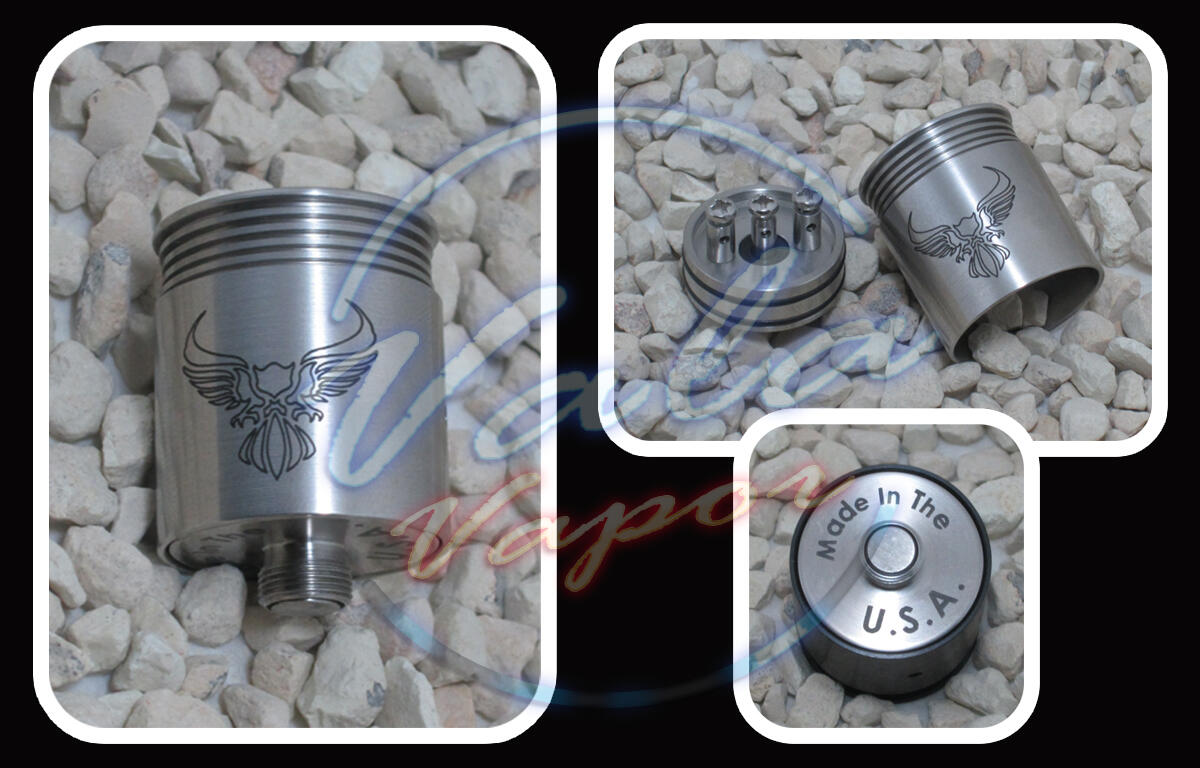 Authentic RDA "Big Blok 454-SS" & "Patriot-Black&SS" (Vapor/Vaporizer/Vape) "SURABAYA
