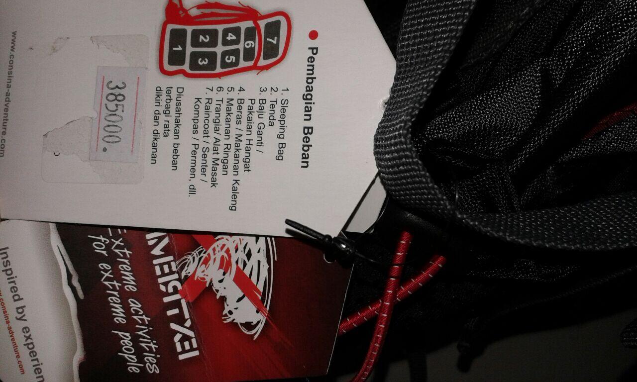 CONSINA RAPTOR EXTREME GAK JADI DIPAKAI