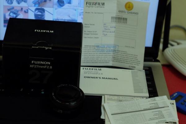 Fujifilm XF 27mm f2.8 pancake lens