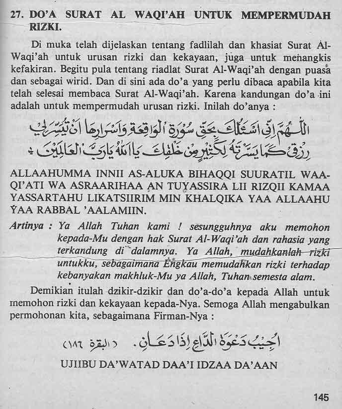 Surat Al Waqiah Latin Lengkap