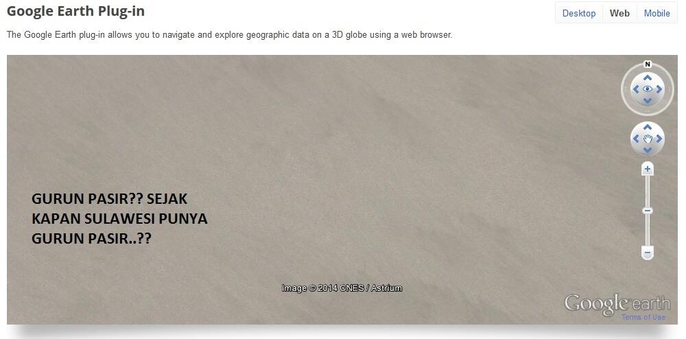 Help Google Earth ..Ini Apa yah Gan??