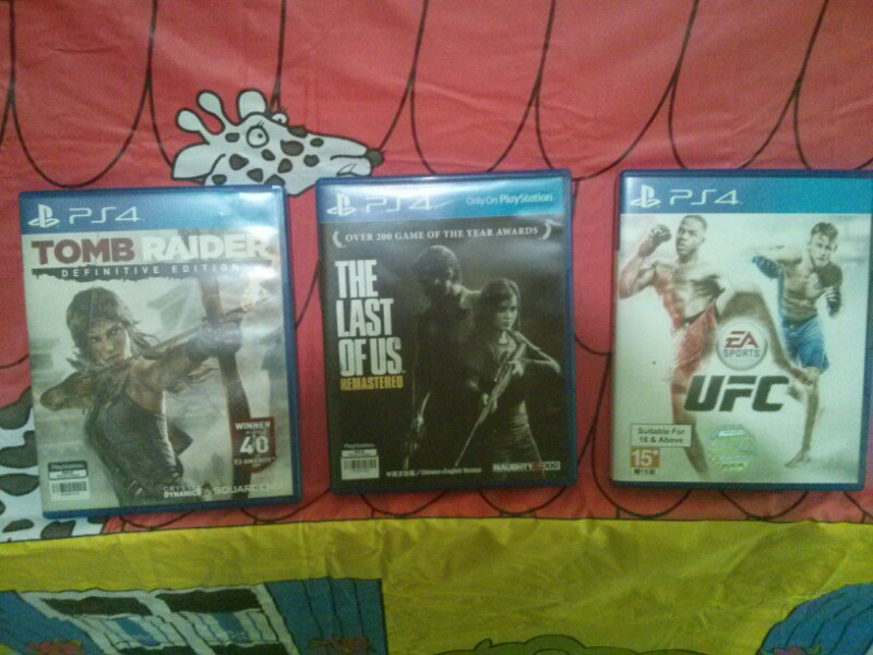 bd ps4 = tomb rider, the last of us, ufc @400k