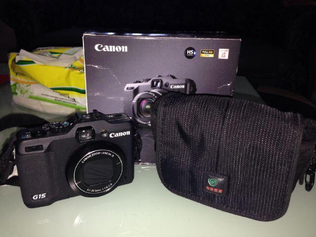 CANON POWERSHOT G15, Mulus Lengkap dus Bonuss