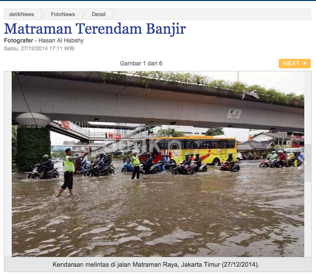 &#91;Kado akhir tahun&#93; Matraman terendam banjir