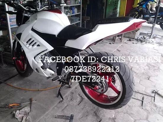 Terjual Kondom Tangki + Body Blakang model R125 New Vixion 